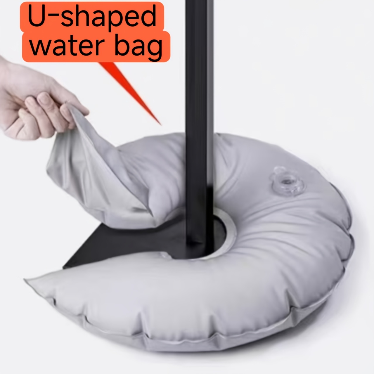 (1pc) Outdoor Weight U-Shaped Water Bag Water Bag Filling Base U-Shaped Outdoor Support Tent Weight Anti-Wind Anti-Over Stable Wear-Resistant