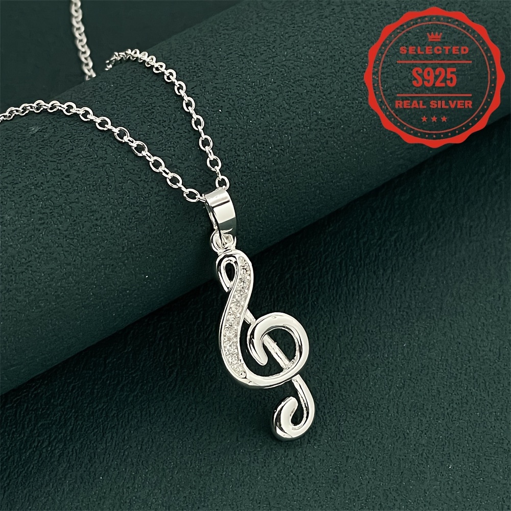 

925 Pendant Necklace, Zirconia, Jewelry