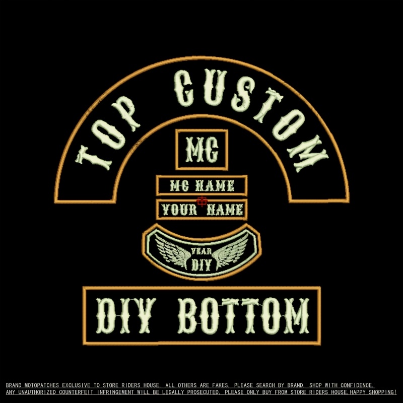 TEMU 6pcs/lot Diy Custom Motorcycle Outfit Jacket Denim Special Embroidery Cloth Patches