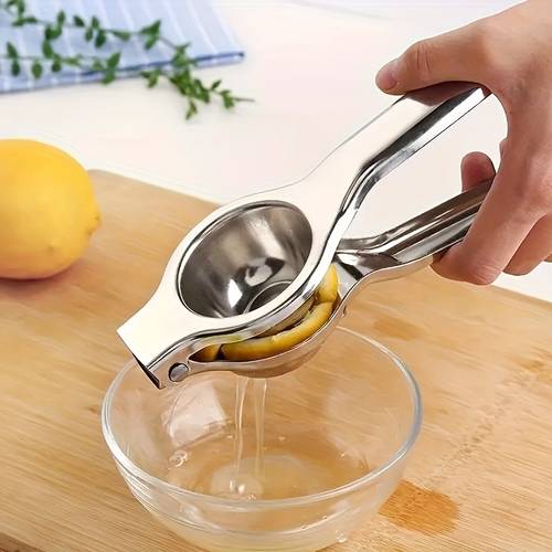 2pcs 1pc stainless steel manual lemon juicer lemon squeezer heavy duty handheld citrus lime juicer tool kitchen gifts