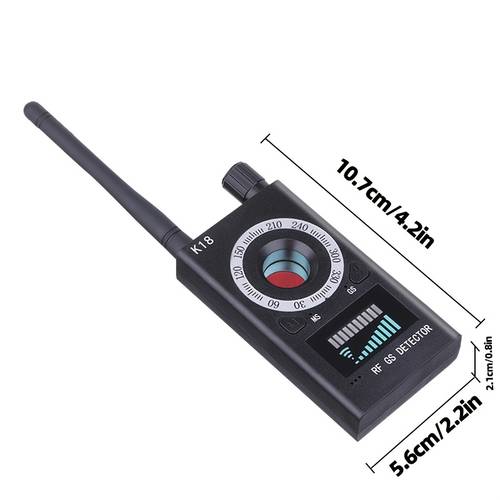 k18 hidden camera detector camera finder bug detector magnetic field detector listening device detector portable privacy protection tool for home office hotel and
