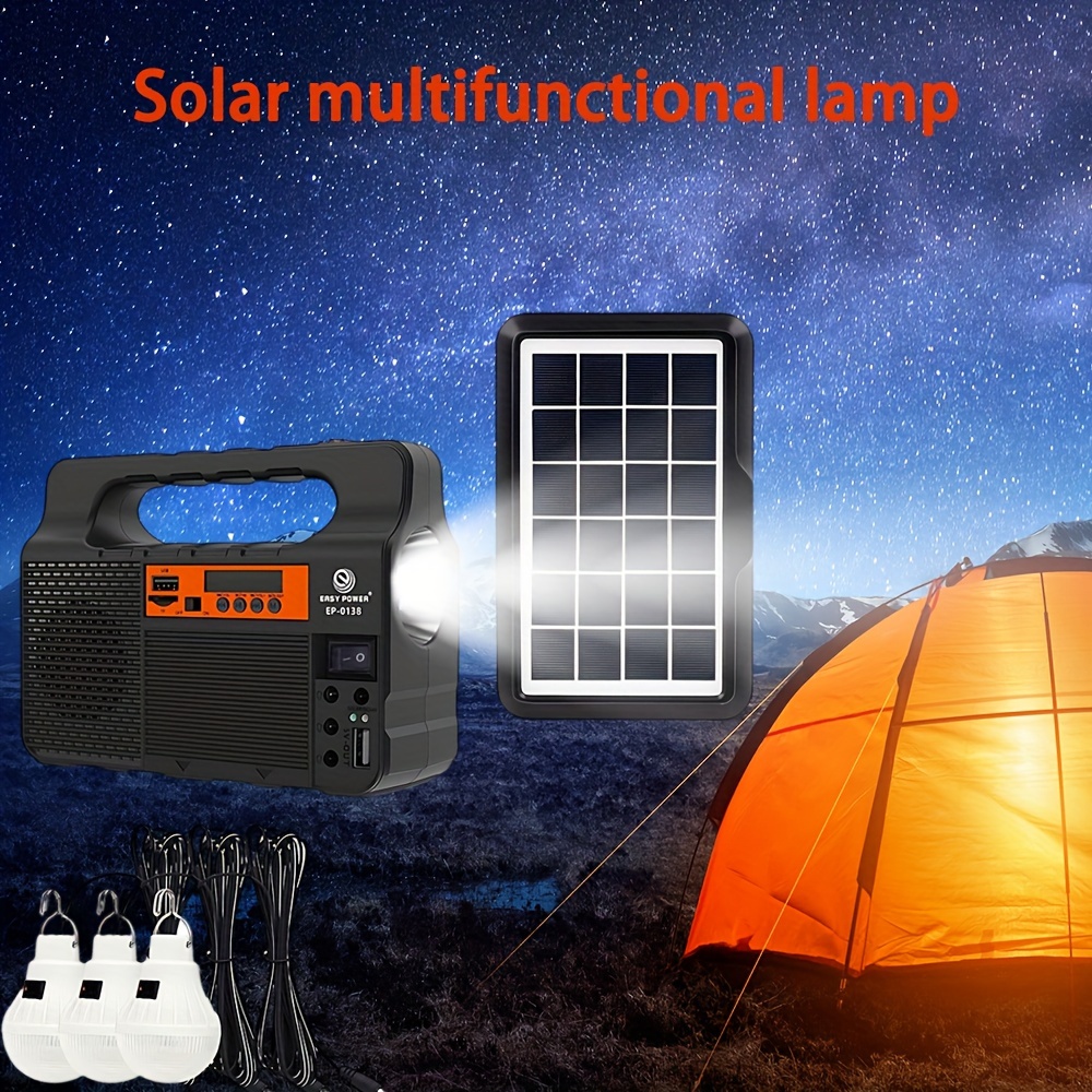 portable power station with solar panel sold on Temu Australia