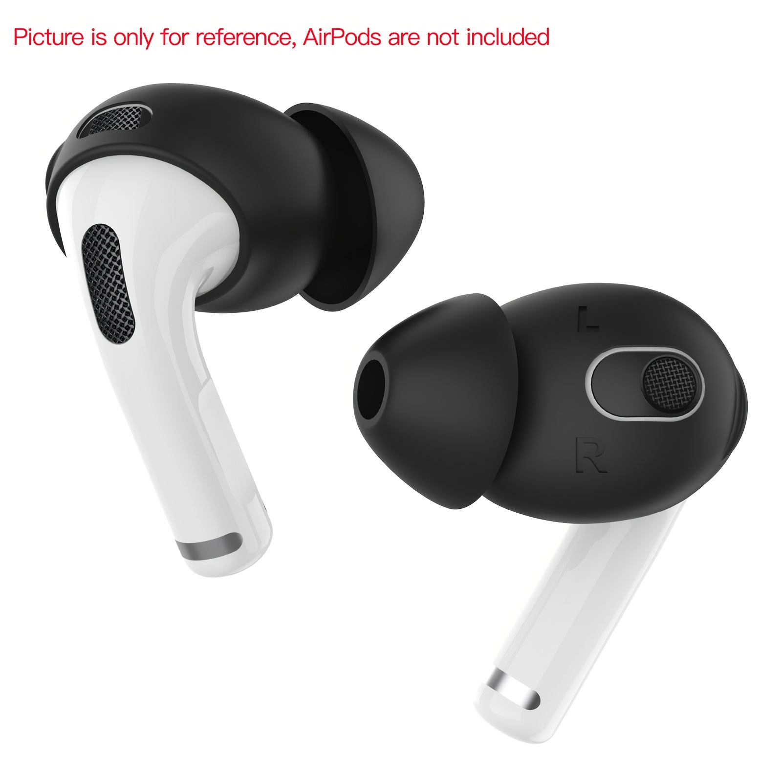 

[1 Pair Silicone Earbuds For Airpods 3] 1 Pair Of Silicone Earbuds For Apple Wireless Wireless Earphones Airpods 3 In-ear Silicone Soundproof Ear Caps