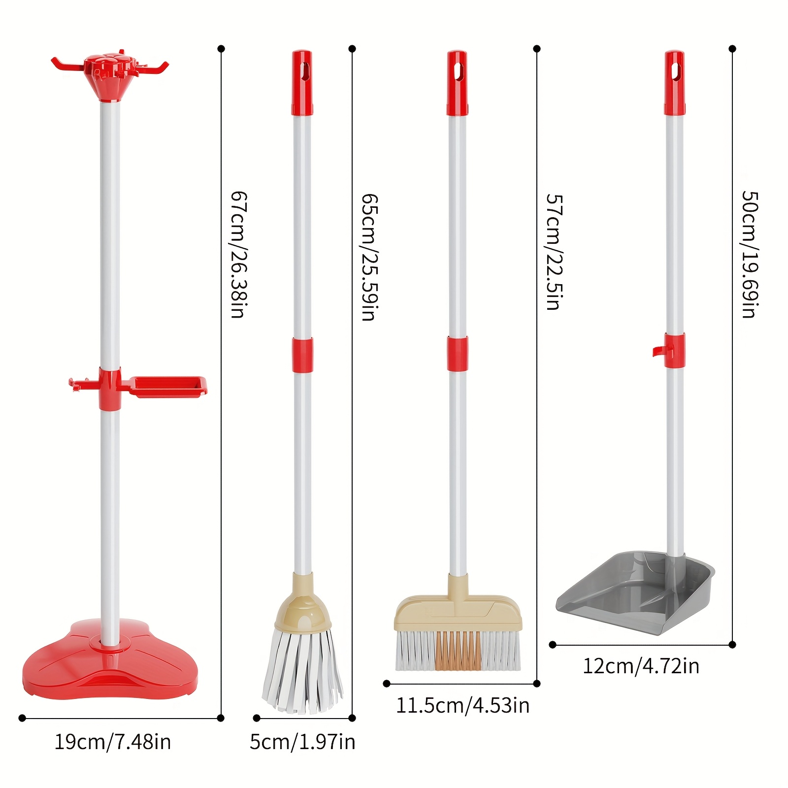 8pcs/13pcs Simulation Family Cleaning Toy Set