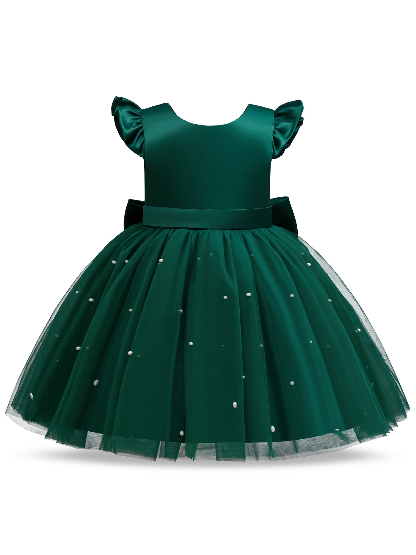 emerald green vintage style dress Amari Dress - Emerald main image 0