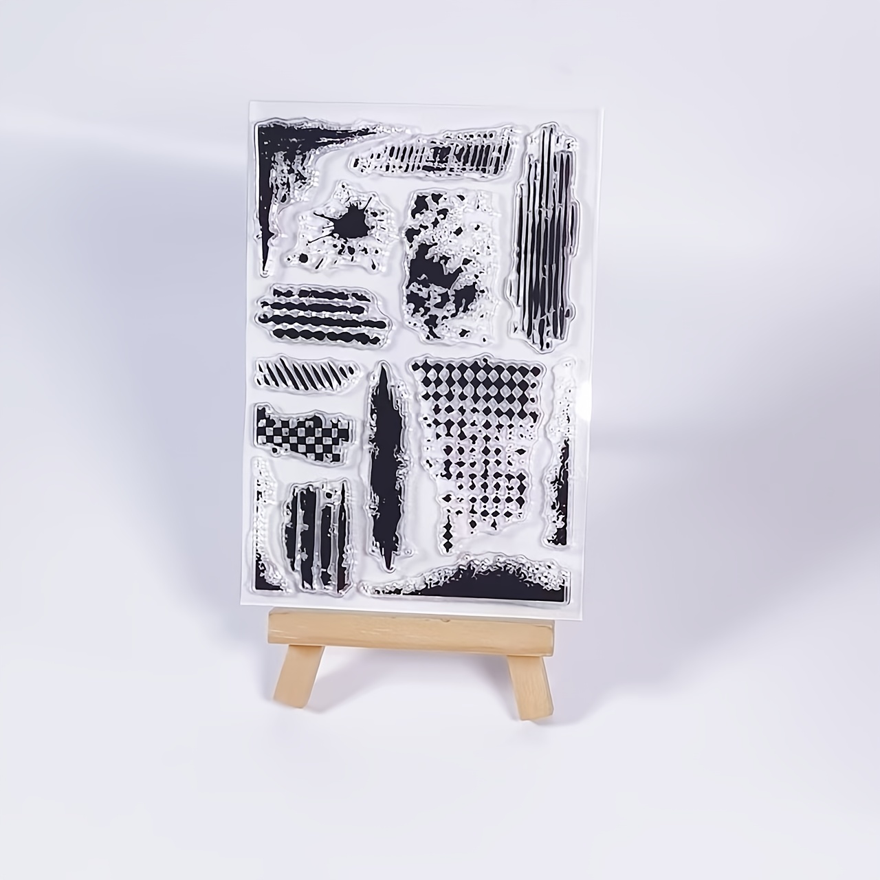 Image of An Explosion Of ! Transparent Texture Stamps Are Perfect For Decorative Holiday Cards And Scrapbooks Or Albums