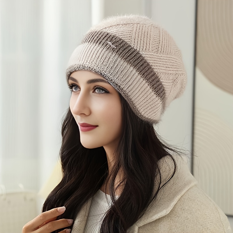 

Fleece-lined Knit Beanie - Double , & Hat For | , | For Christmas
