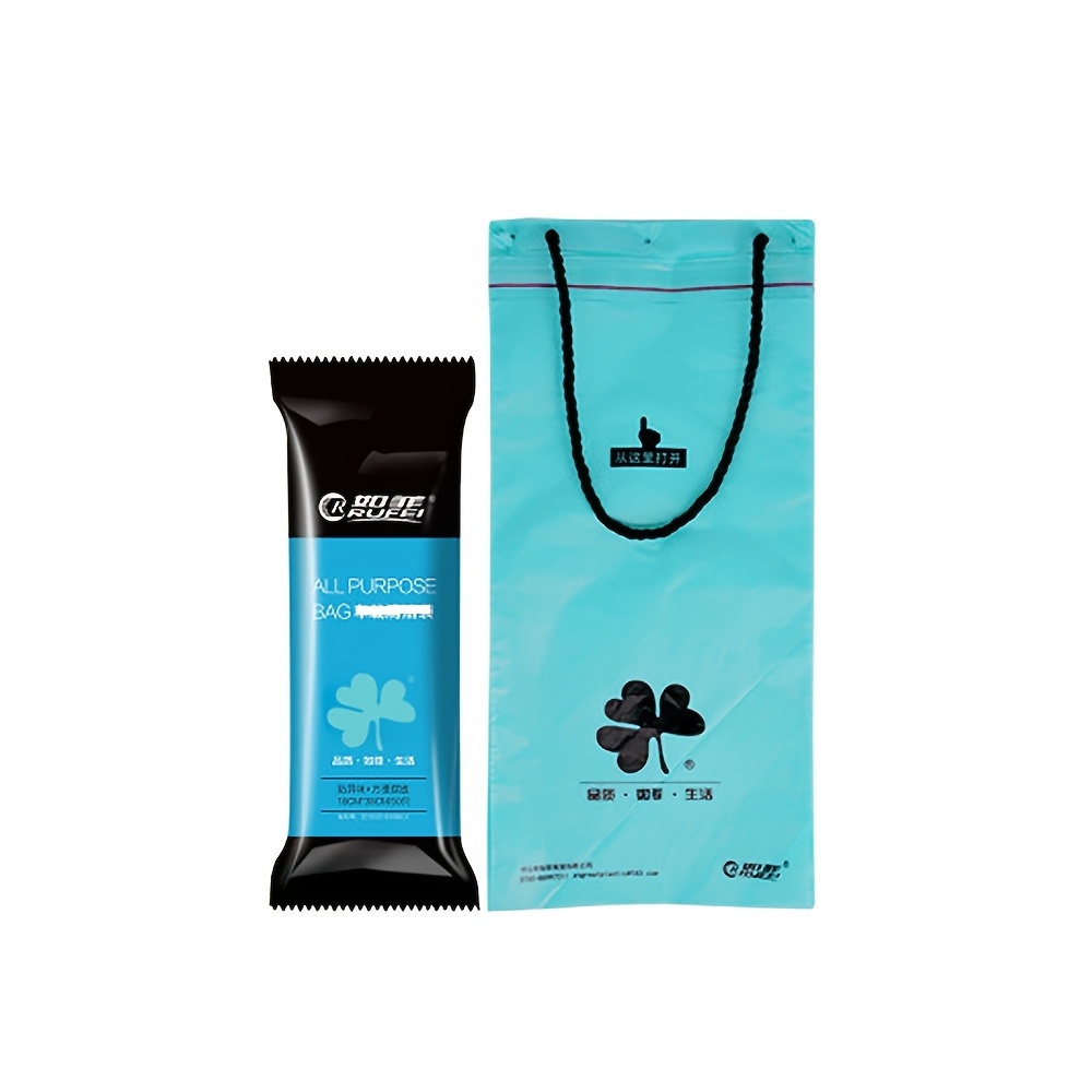 Image of Car Trash Bags, Hanging Disposable Storage And Bags, Sealable, Backseat Vomit Bags, Adhesive, 1 Pack [total 50pcs]
