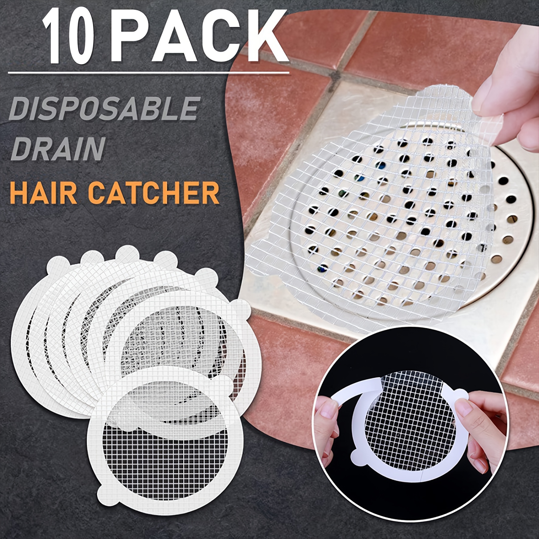 Disposable Sink Strainer Mesh Shower Drain Covers Sink - Temu