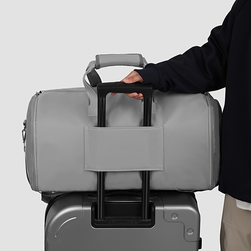 Moqueta de Nylon para Mujer, Bolso Multifuncional con Compartimento Separado Seco/Húmedo y Diseño de Zona para Zapatos, Mochila de Viaje con Muchas Bolsillos Ideal para Negocios y Viajes