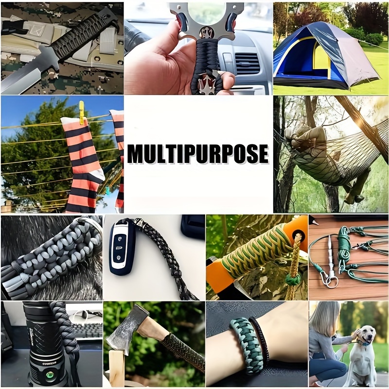 7 Stand Cores Tent Rope, 3/8/16/31 Meters