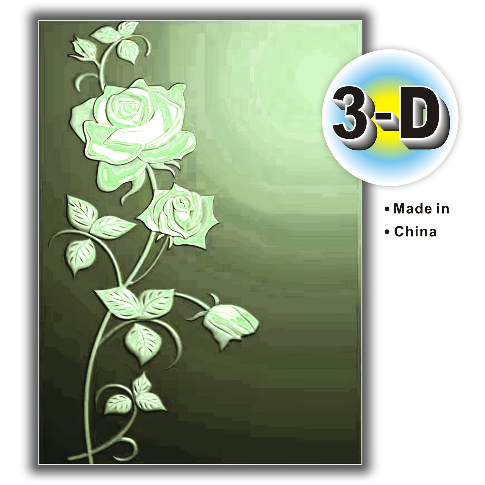 

1-piece 3d Embossing Folder For Scrapbooking, Transparent Plastic Rose , Diy Card Making Crafts Tool, Love & Floral Theme