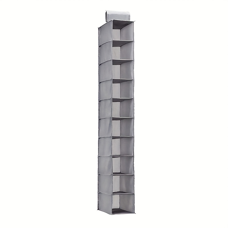 Image of 10-level Shoe Storage Organizer For Hanging, Space-efficient Footwear Rack With Collapsible Sections, Sturdy Material Build, Convenient Shoe Shelves, Hanging Shoe Organizers