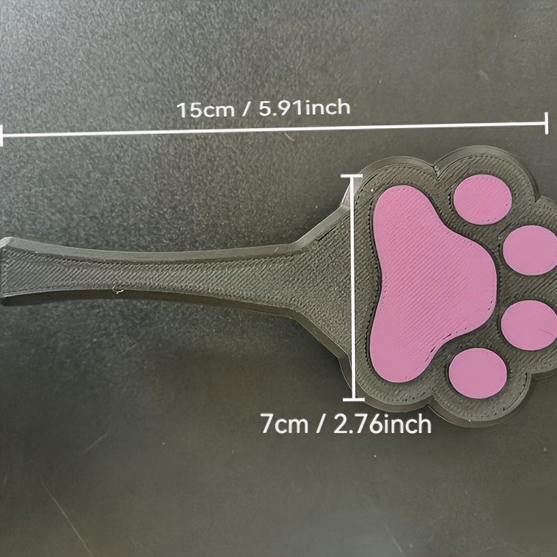 cat paw shaped durable plastic   moisture proof easy to clean ergonomic handle for precise portioning ideal for pet feeding cat   pet feeding accessory   design   material comedero gato kattenvoerbak Product details 5