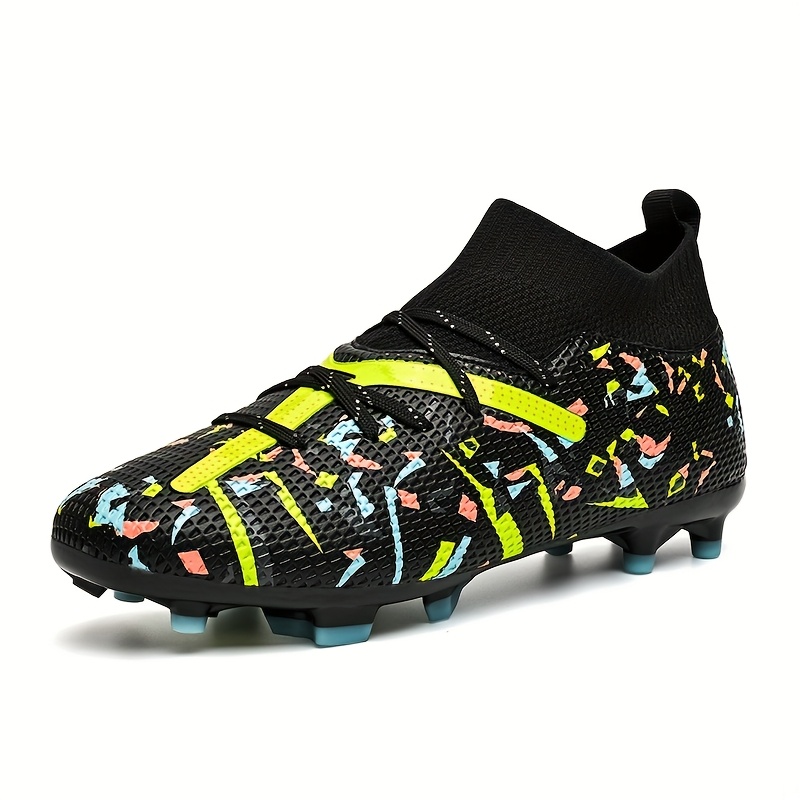 mens professional soccer cleats breathable lightweight long  display picture 2