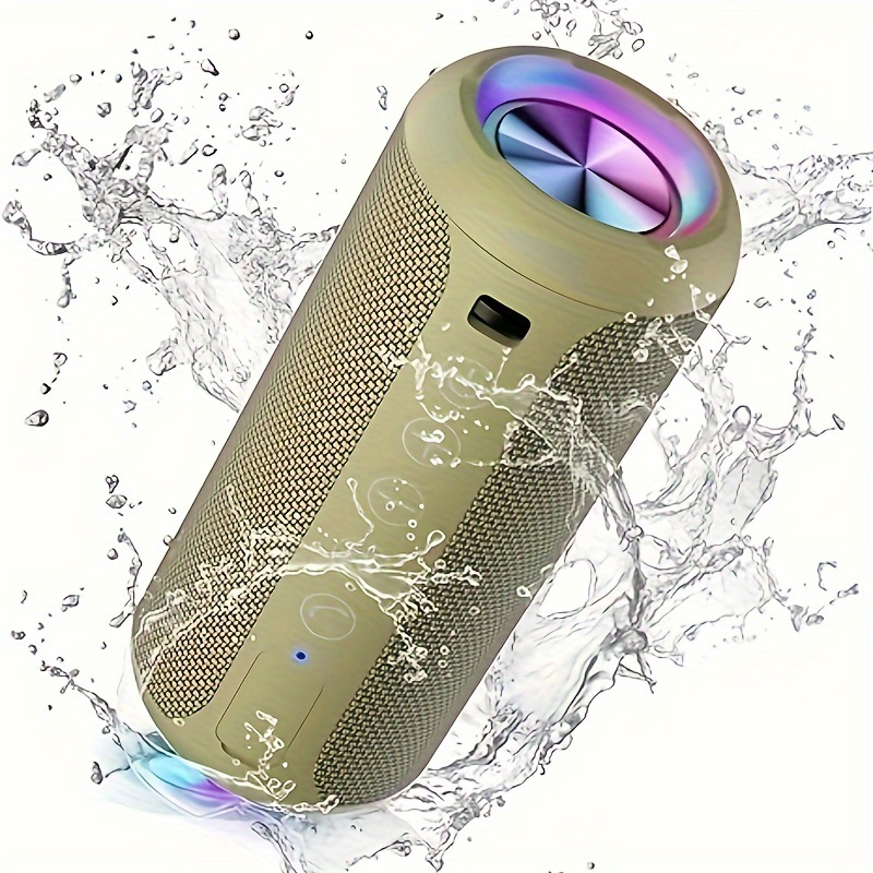 

Ortizan Portable Speakers, Wireless Speaker With 24w Loud , , Waterproof Wireless Speaker With Wireless 5.3, Rgb Lights, Dual Pairing, 30h For Home, Outdoor, Party