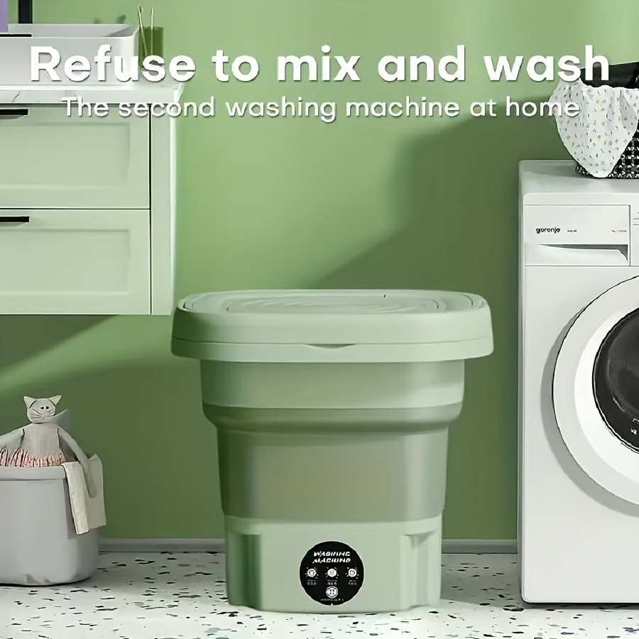 TEMU Portable Washing Machine, Washer, 10l Upgraded Washer, Cleaning Of Underwear, Suitable For Apartments, Dormitories