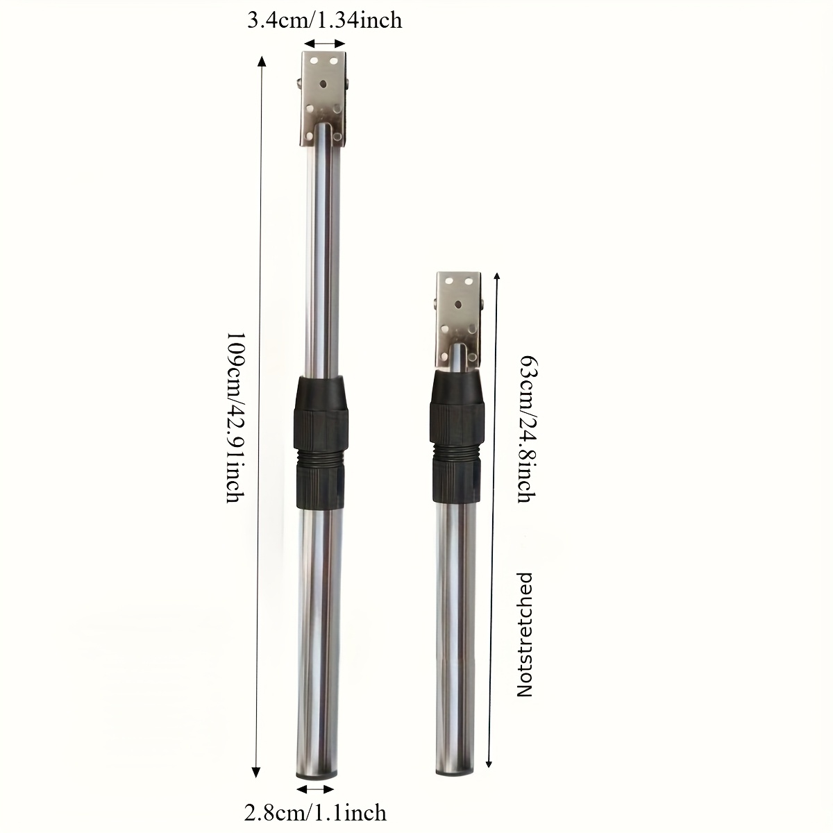 item picture stainless steel table leg furniture support suitable for for rvs and for home spacesaving design sturdy construction support foldable adjustable height adjustable  