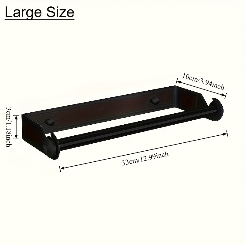 E-shop Papierhandtuchhalter Unter Schrank für Küche, Wandmontage Papierhandtuchhalter Papierrollenhalter, Selbstklebende oder Schraubmontage