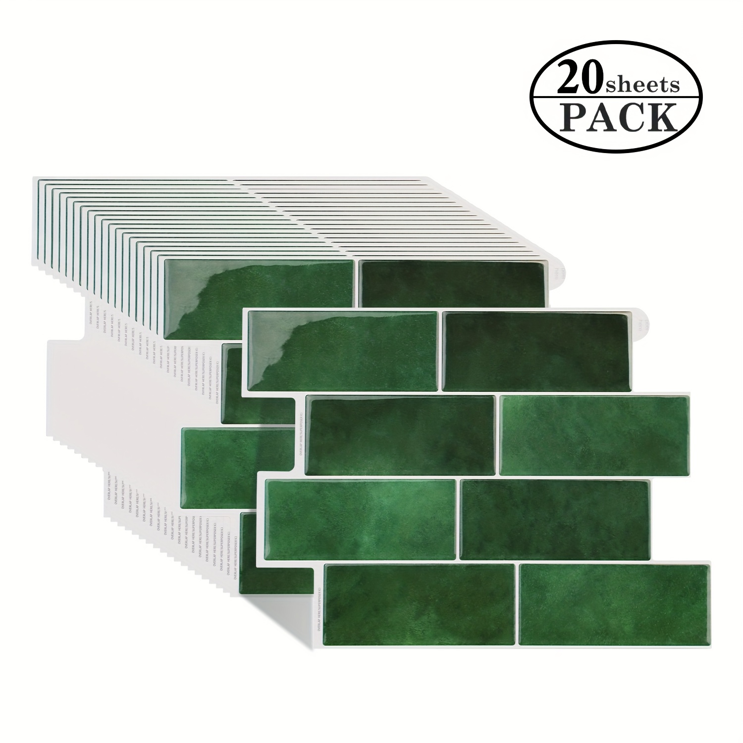 Image of Easyking New Products Peel And Stick Backsplash For Kitchen, Peel And Stick Tile Kitchen, Back Splash Tile For Bathroom, 3d Brick Wall Tiles With Multiple Color Options