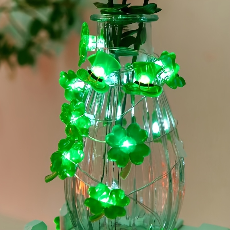 

Clover Hat-shaped Led String Lights, Battery-powered & , Ideal For Indoor Decorations - No , Lights Decoration