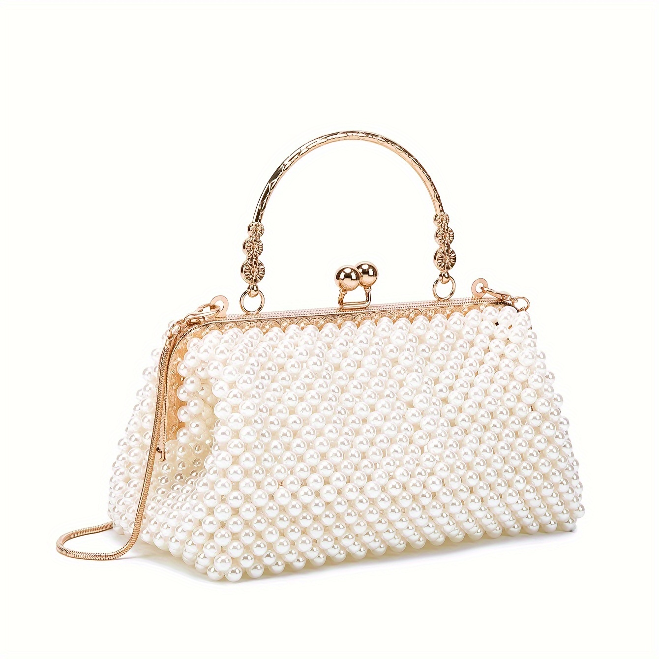 Purses Handbags Luxury Designer Clutch Purse Handmade Pearl