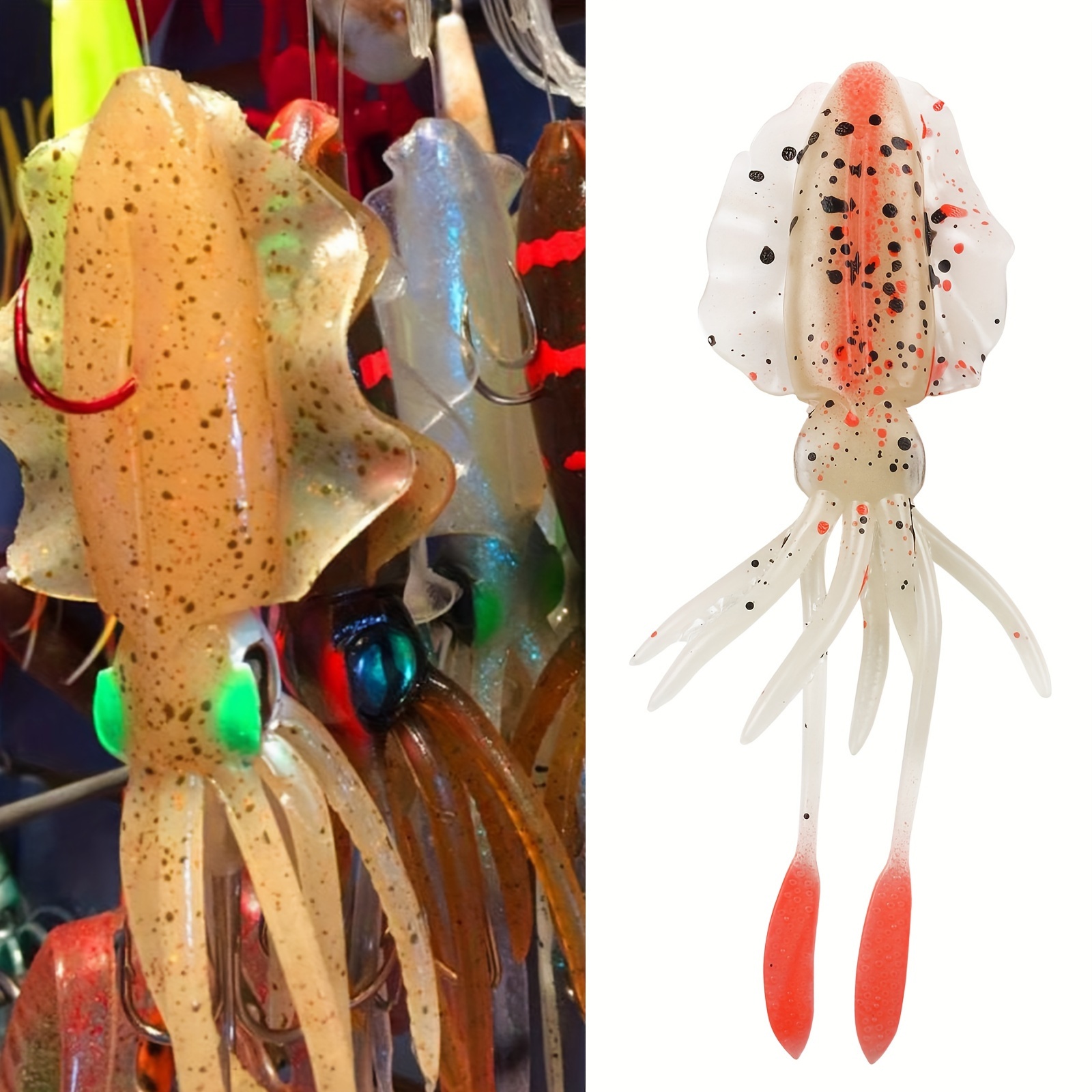 Bionic Squid Bait Artificial Soft Lure Sea Fishing Tackle - Temu