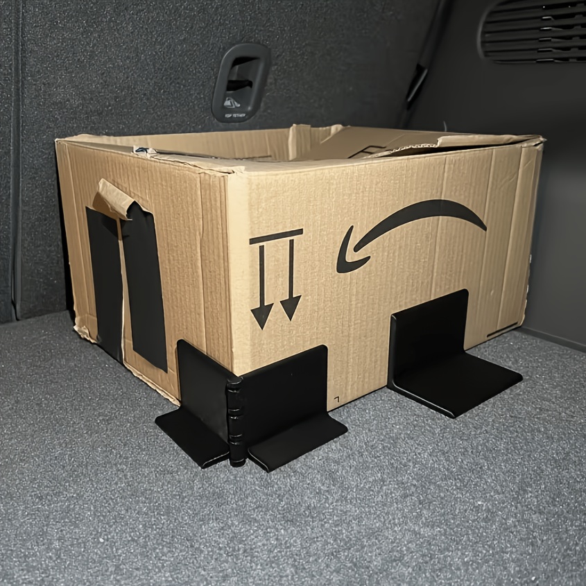 Set Of 2 Car Trunk Mounts - Organizer For Luggage, For Drilling, Ideal For Velvet Luggage Storage Rack