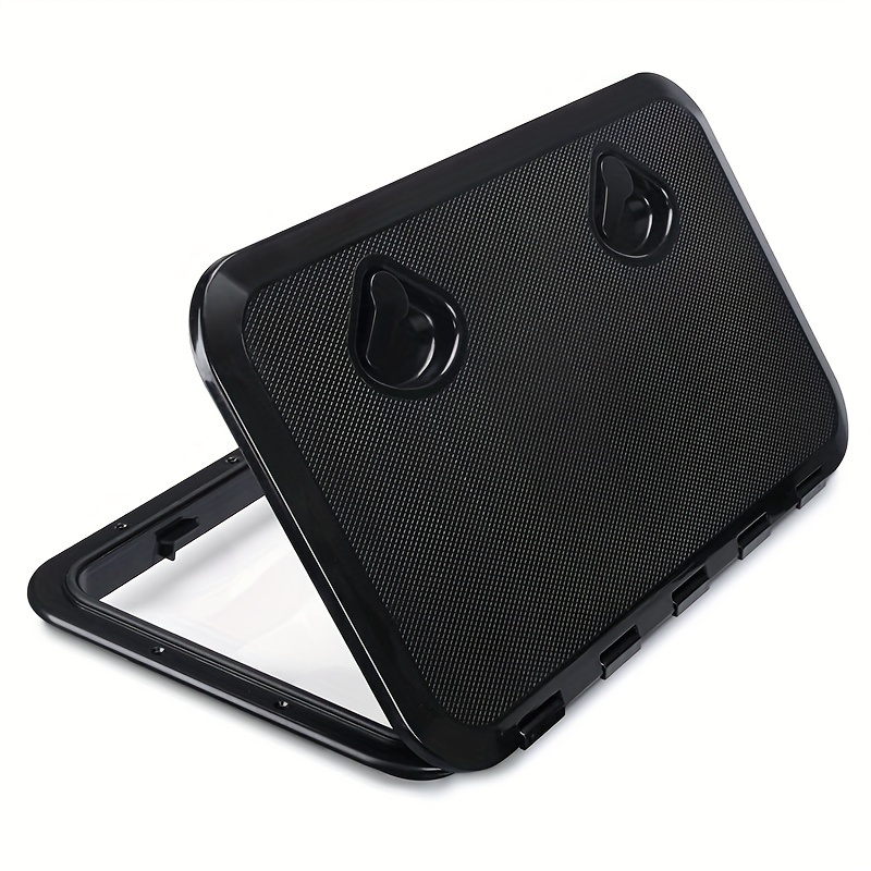 Marine Deck Access Hatch – Black Rectangle, 17.3" X 12.4", Boat Hatch & Lid