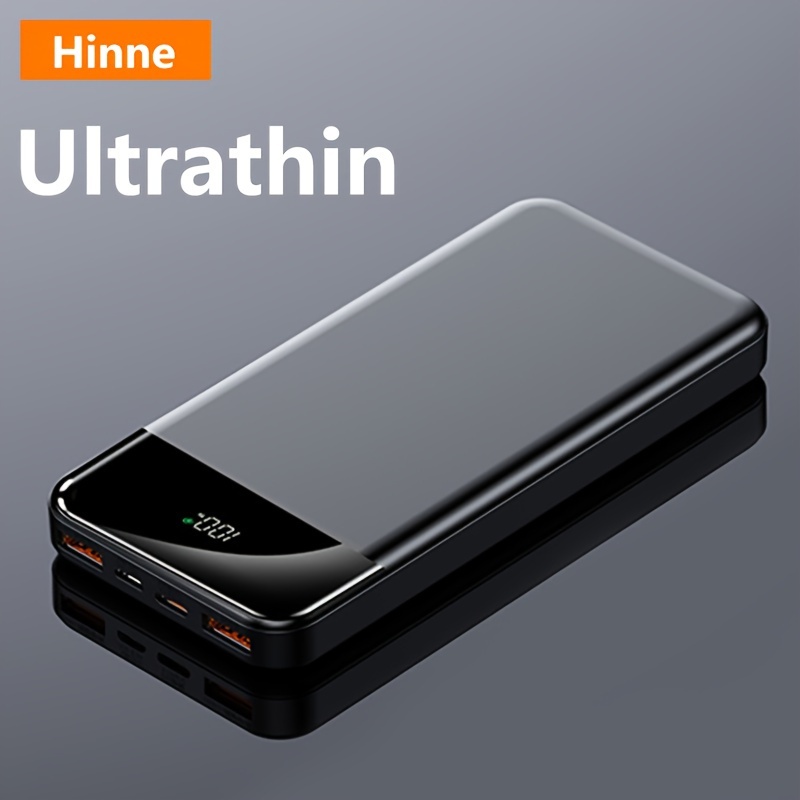 

Alimentation 10000mAh, Banque d'Énergie à Charge , Affichage LED de la Batterie, Lampe d'Éclairage Adaptée iPhone/SAMSUNG/, Batterie de Secours Appareils Électroniques Numériques, Cadeau