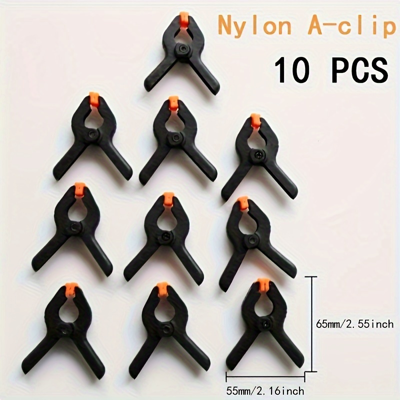 1pc/5pcs/10pcs Juego Abrazaderas Resorte Abrazaderas Nylon - Temu