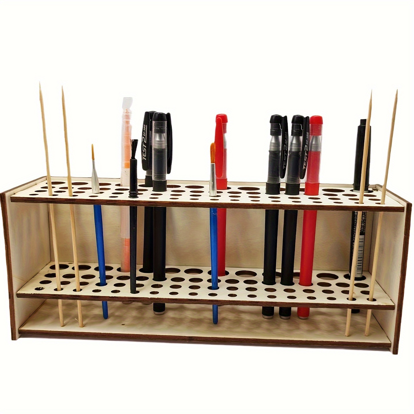 

67-pen Holder With Pen Storage Shelves