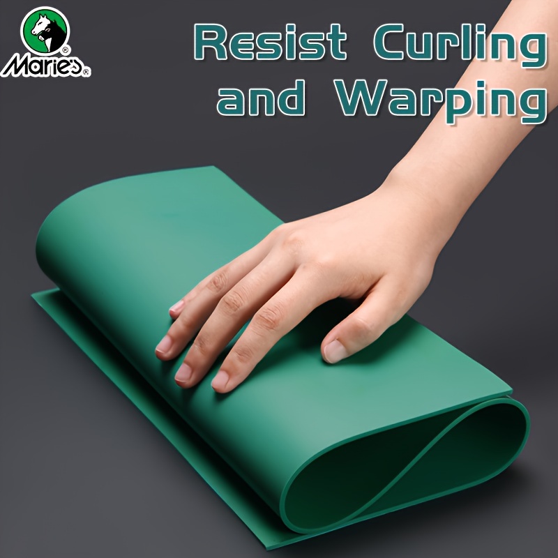 2pcs Soft Linoleum Carving Blocks for Printmaking and Engraving