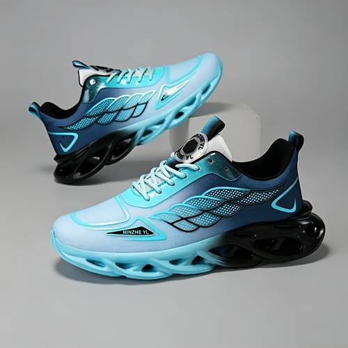 item picture mens twill sole running shoes lace up lightweight breathable casual athletic shoes walking shoes running shoes suitable for training and daily wear