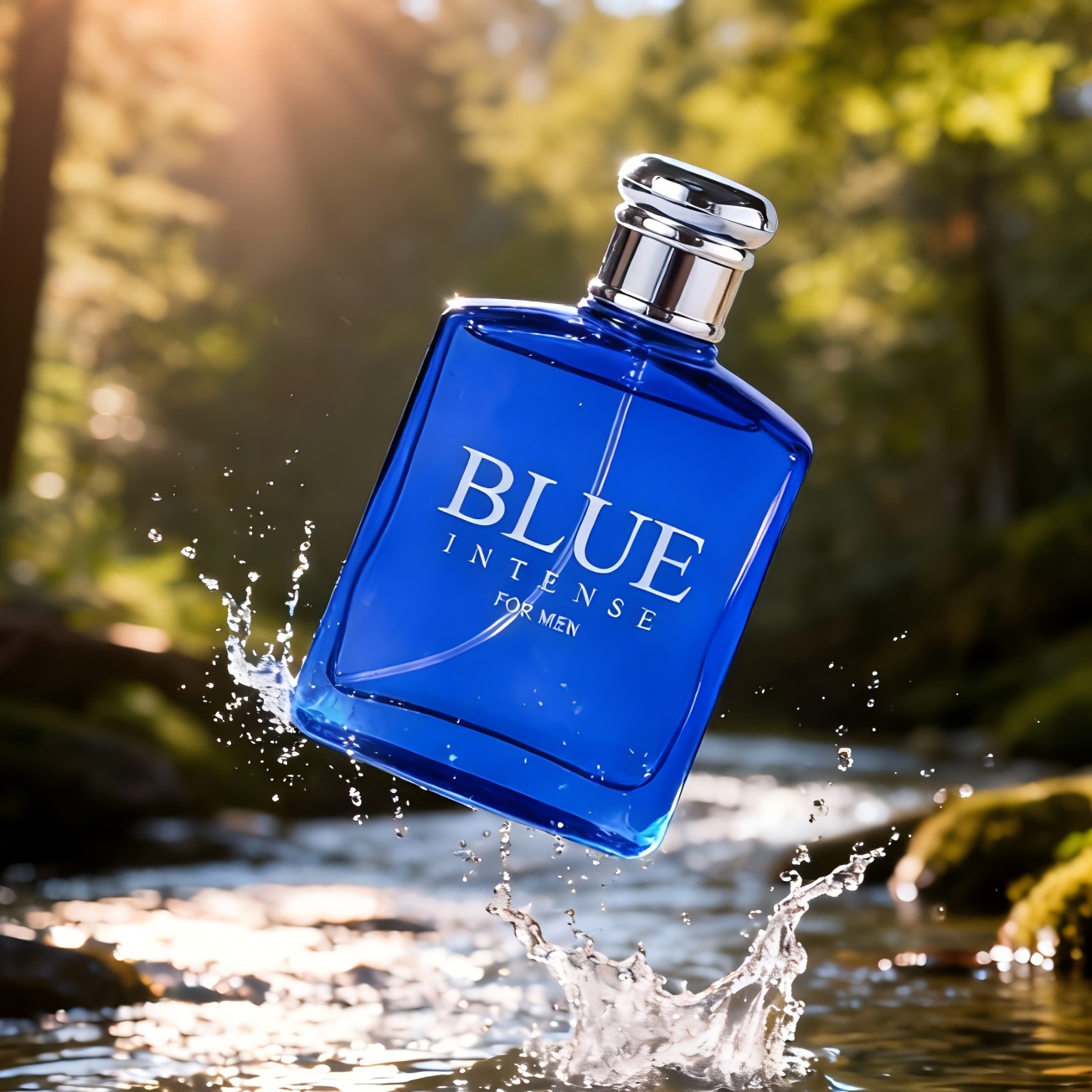 100ml Men's Blue Perfume | Fruity-cucumber Top Notes, Relaxing , Warm Suede Base | Ideal For Gifting & Daily Use