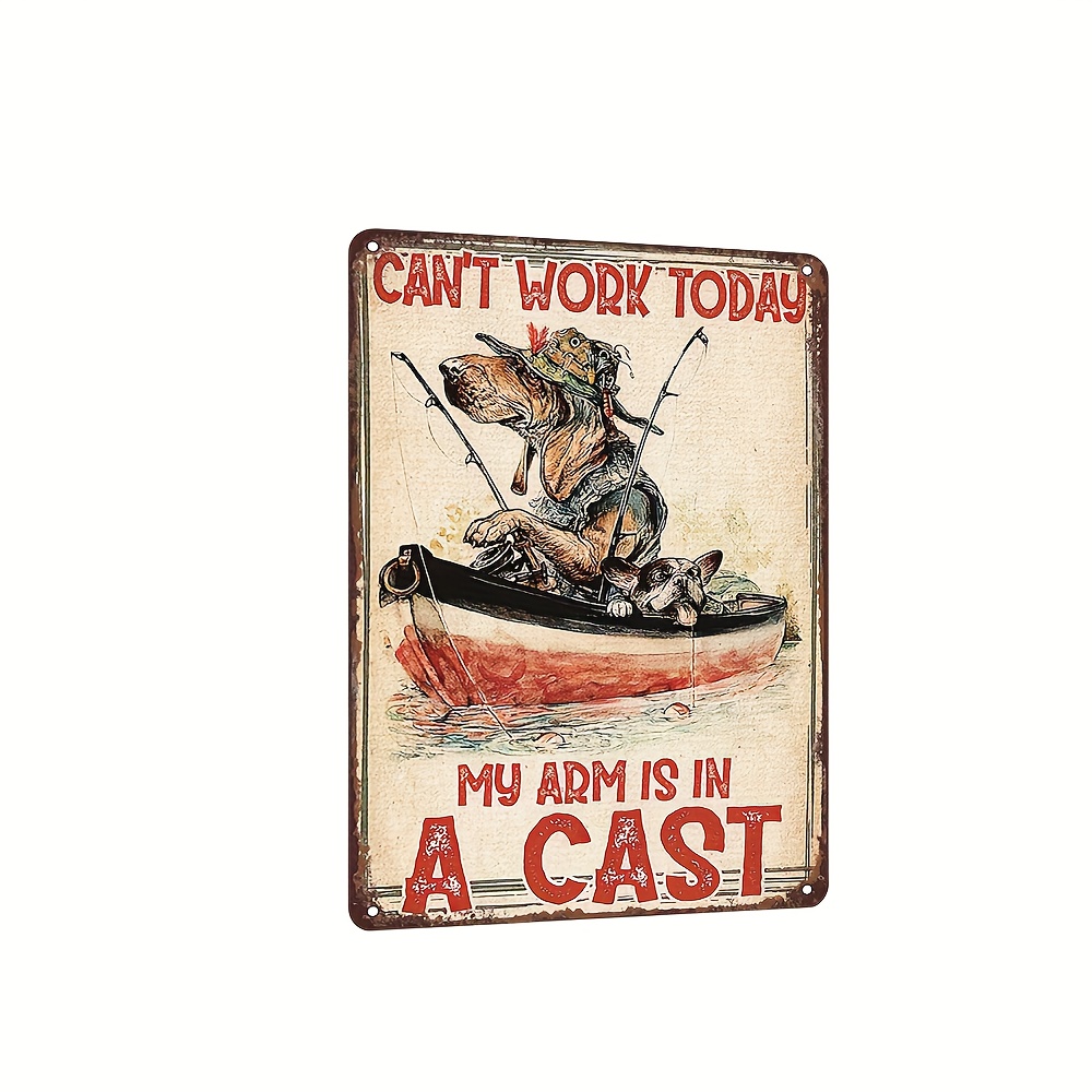 Fishing Largemouth Bass Metal Poster Plaque Vintage Tin Sign - Temu