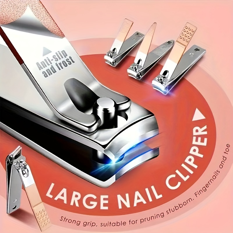 30-Piece Stainless Steel Nail Clippers and Cuticle Nippers Set with Travel Case, Foldable Grooming Kit for Fingernails