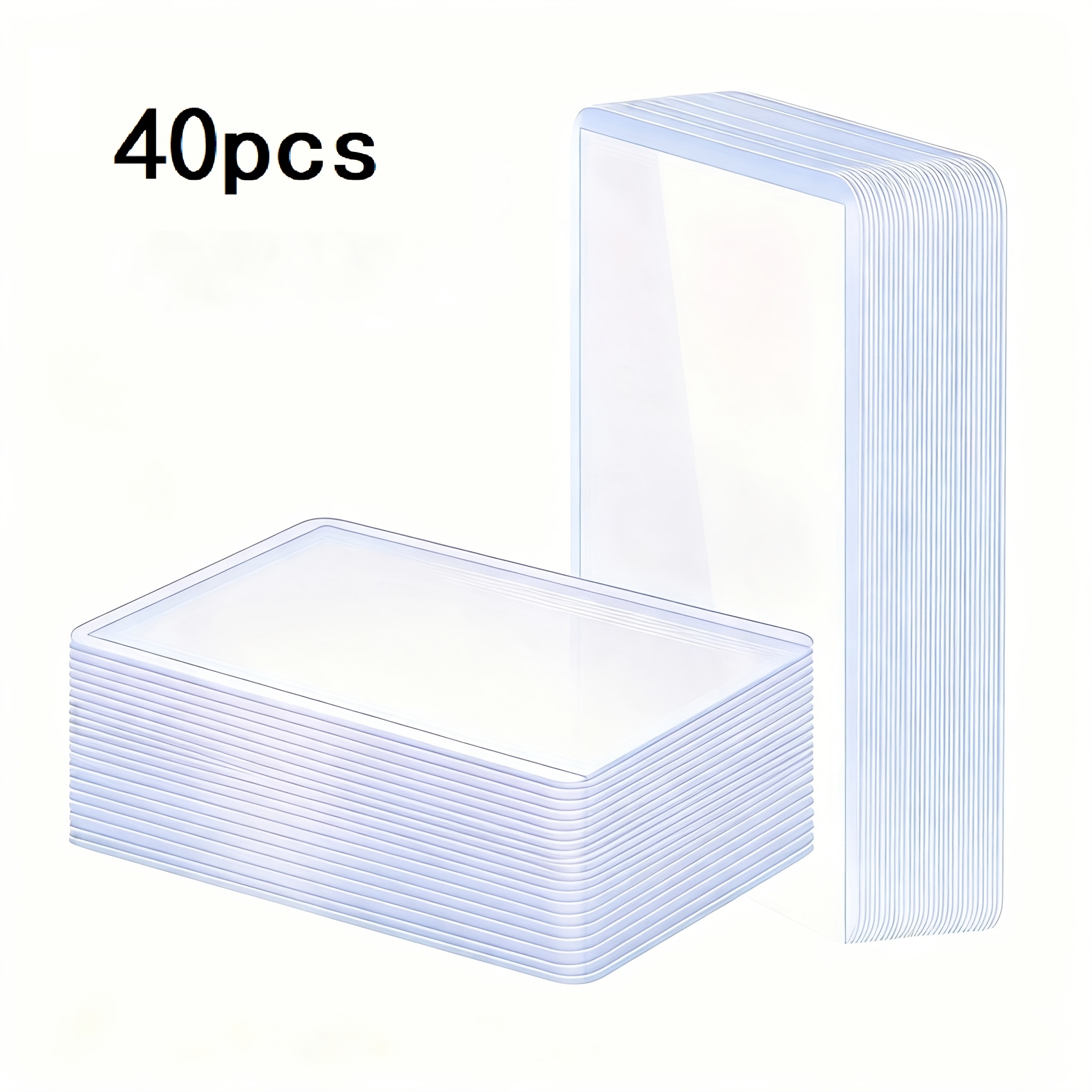 Image of 3" X 4" Hard Plastic Card Protector - A Cover For Baseball Cards, Game Cards, And Trading Cards; A Great Halloween And Christmas Gift For Collectors