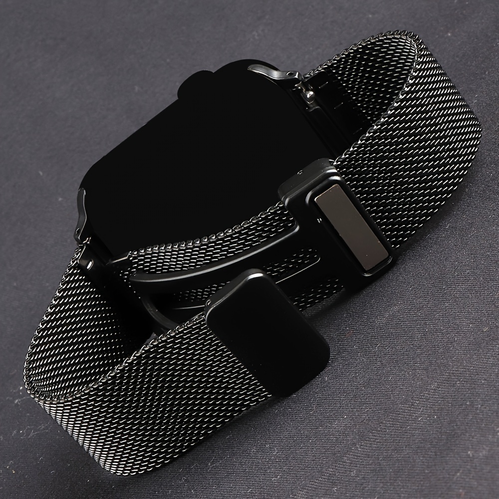 

Magnetic Stainless Steel Strap For Iwatch Band 49mm 46mm 45mm 44mm 42mm 38mm 40mm 41mm Women Men Bracelet For Iwatch Ultra 10 Se 6 5 4 3