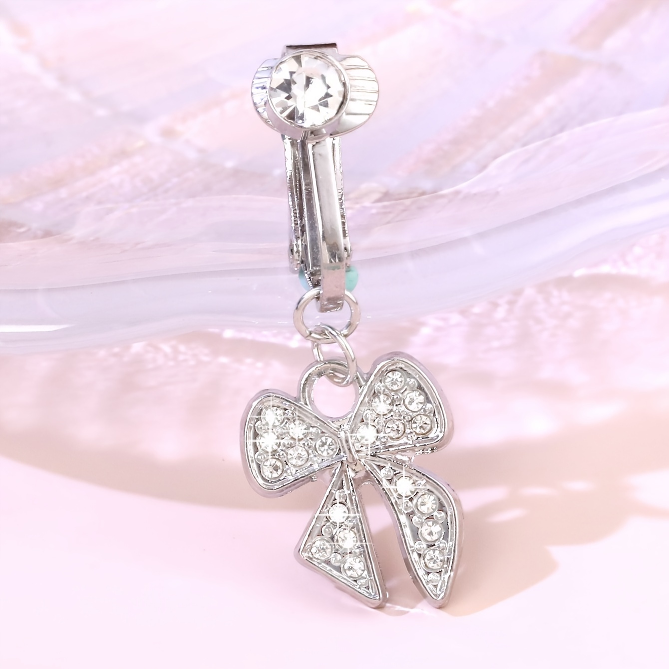 E-shop 1 Stück Damen Retro Bauchnabelring ohne Piercing – Nicht durchbohrter Bauchnabelring, Bauchnabelpiercing für nicht durchbohrte Bauchnabel,