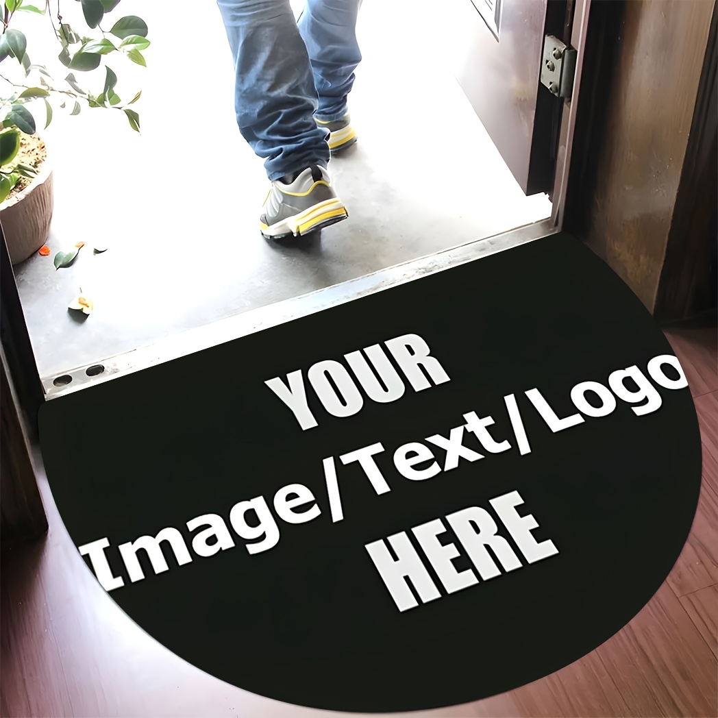 

Customizable Non-slip - Personalized Text Indoor/outdoor Doormat, Machine Washable, Stain-resistant, Ideal Gift For New Homeowners, For Front Door