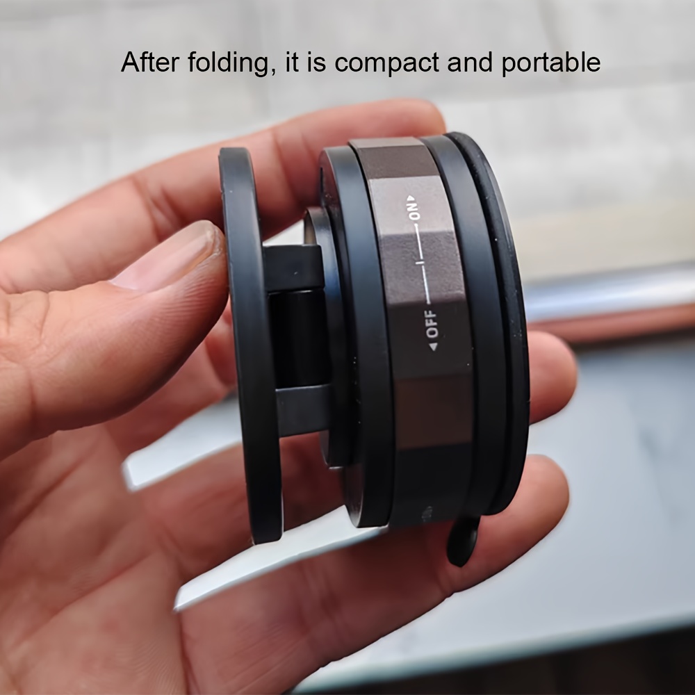 TEMU Supporto magnetico multiuso per telefono per auto e casa, cavalletto girevole , con attacco a a vuoto. Pieghevole, portatile e multifunzionale.