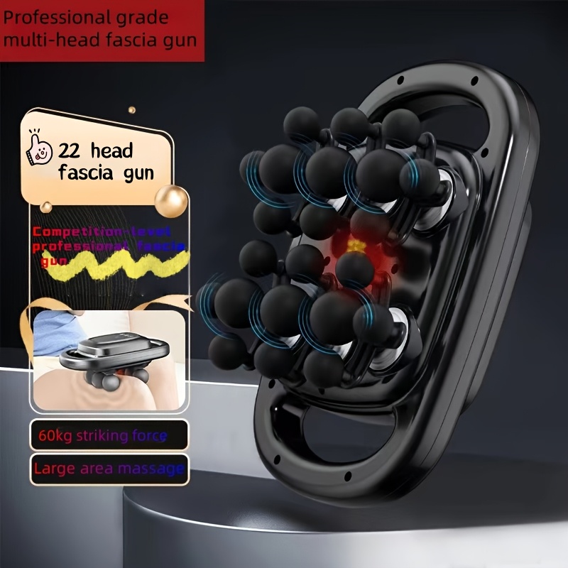 professional deep tissue massage gun heavy duty   with 9   9 intensities brushless   charging lithium battery ergonomic handle for back legs neck shoulders ideal for athletes physical     gun massage tools sleek device   display feature