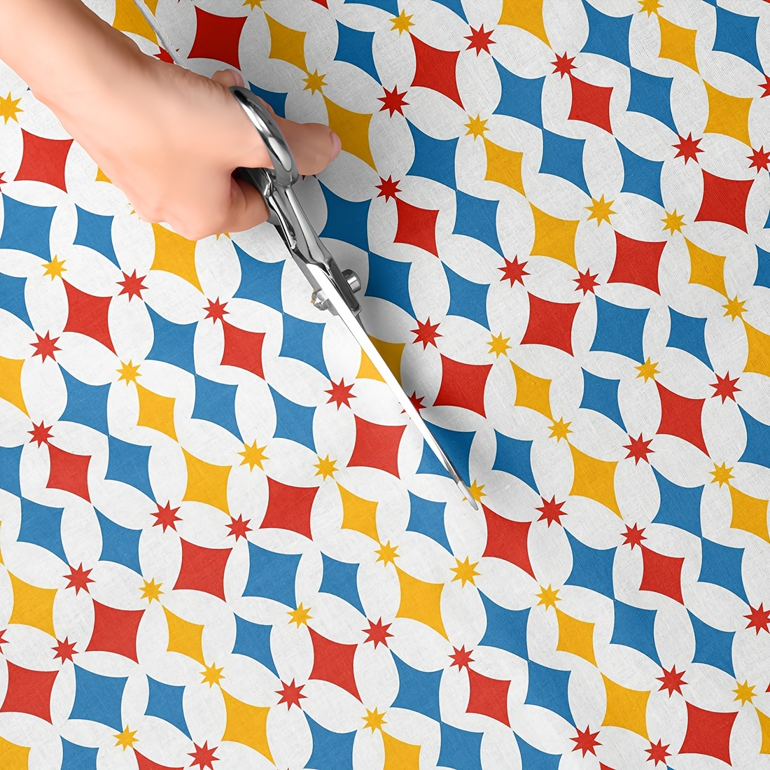 TEMU 1 pieza de tela con estampado temático de - 59 x 19.68 pulgadas (150 x 50 cm) - Tela de poliéster precortada con patrones de y animales de -
