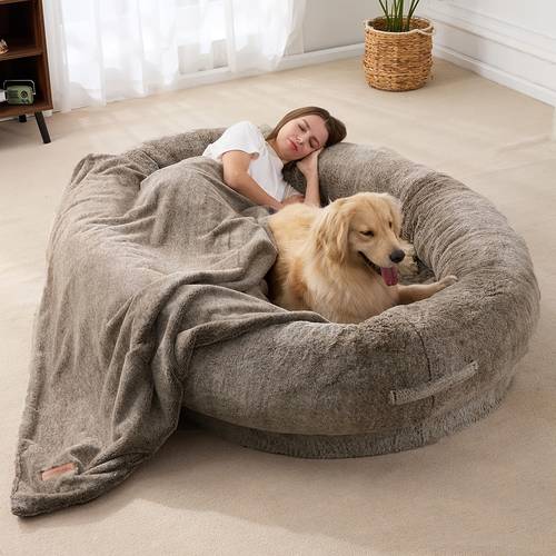 160cm large dog sofa pet bed a shared lazy sofa suitable for medium to large dogs like golden retrievers and labradors as well as multi cat households inch raised sides provide pets with a strong used
