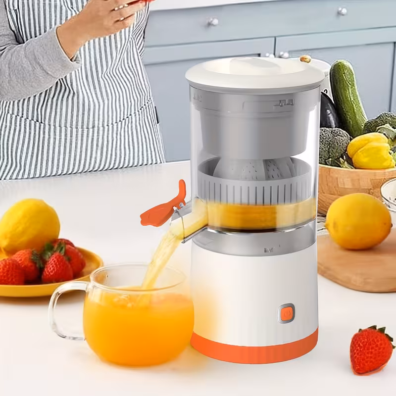 charging multi function juicer juice household fully automatic small portable fresh orange juice orange pink purple Product details 2