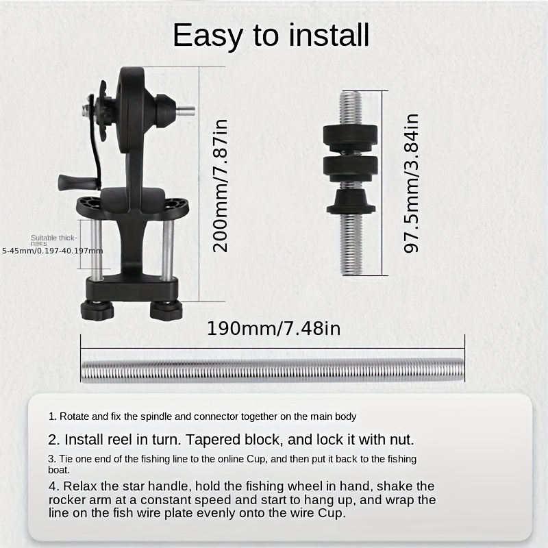 Original Fishing Line Winder High Speed Spooler - Temu