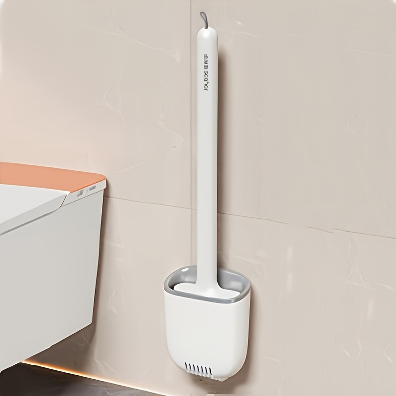 TEMU Joybos Silicone Toilet Brush 2024 Mounted Toilet Brush Used For Toilets