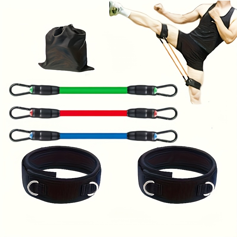 2PCS Fitness Thigh Straps - Neoprene Padded Leg Attachment For Gym Machines & Training