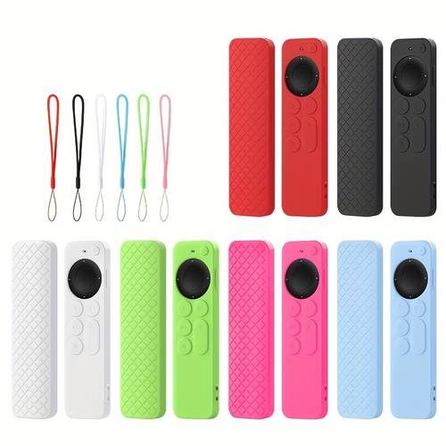 for tv remote control 2 3rd gen 2021 2024 new 6th gen controller silicone luminous green with lanyard easy to find